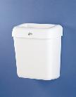 Tork Mini-Bin, plastic, white, 18 liter