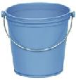 Emmer, blauw, inhoud 10 liter